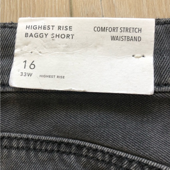 NWT American Eagle Highest Rise Baggy Short Comfort Stretch Waistband Size 16 - Picture 12 of 13